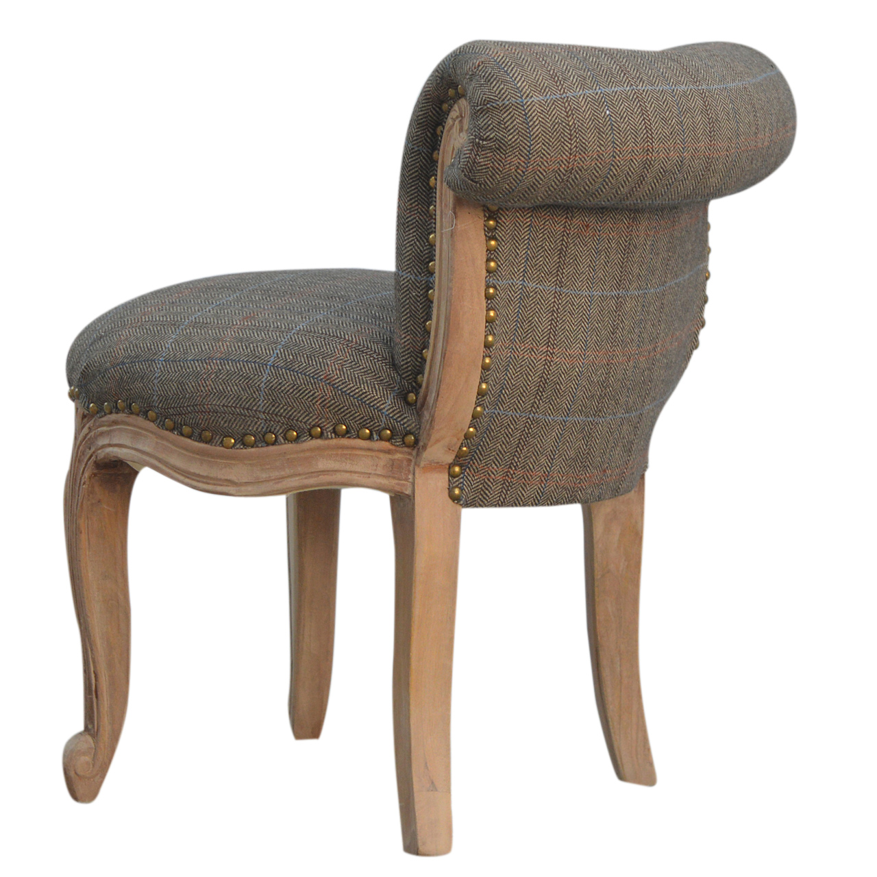 Multi Tweed Studded Chair - Image 6