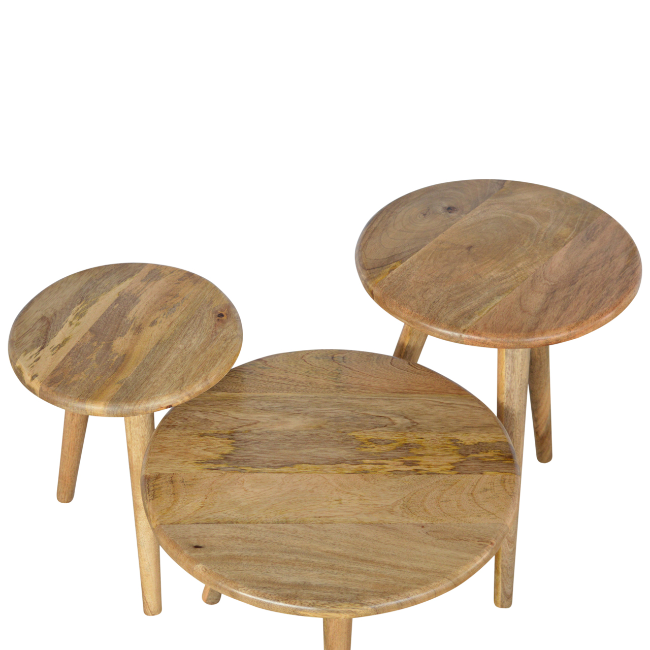 Oak-ish Nordic Nesting Stools - Image 6