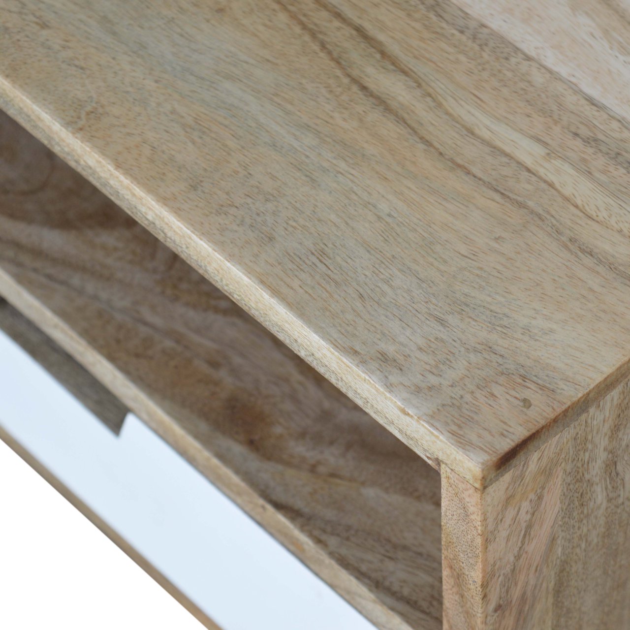 White Painted Drawer Bedside Table - Image 5