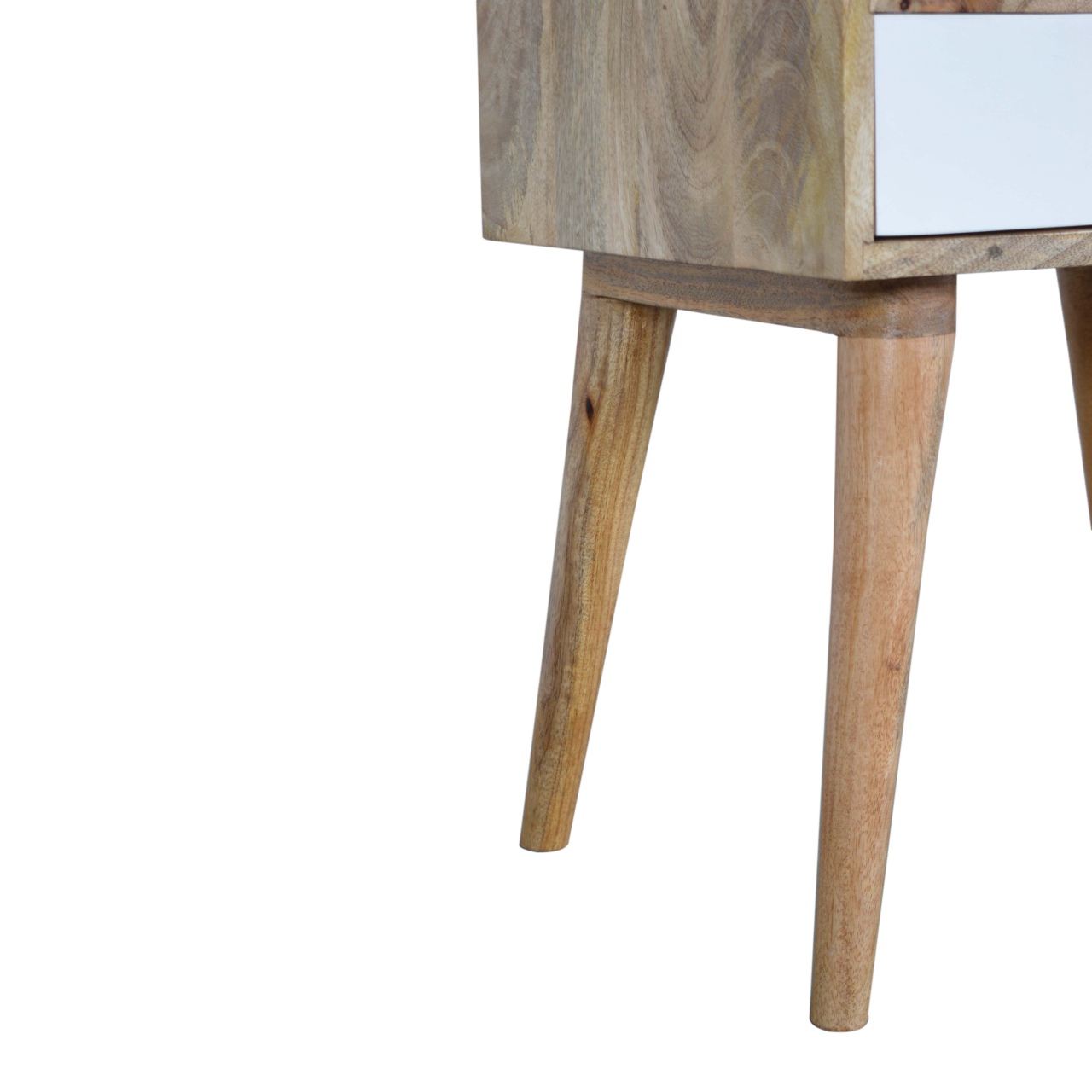 White Painted Drawer Bedside Table - Image 7