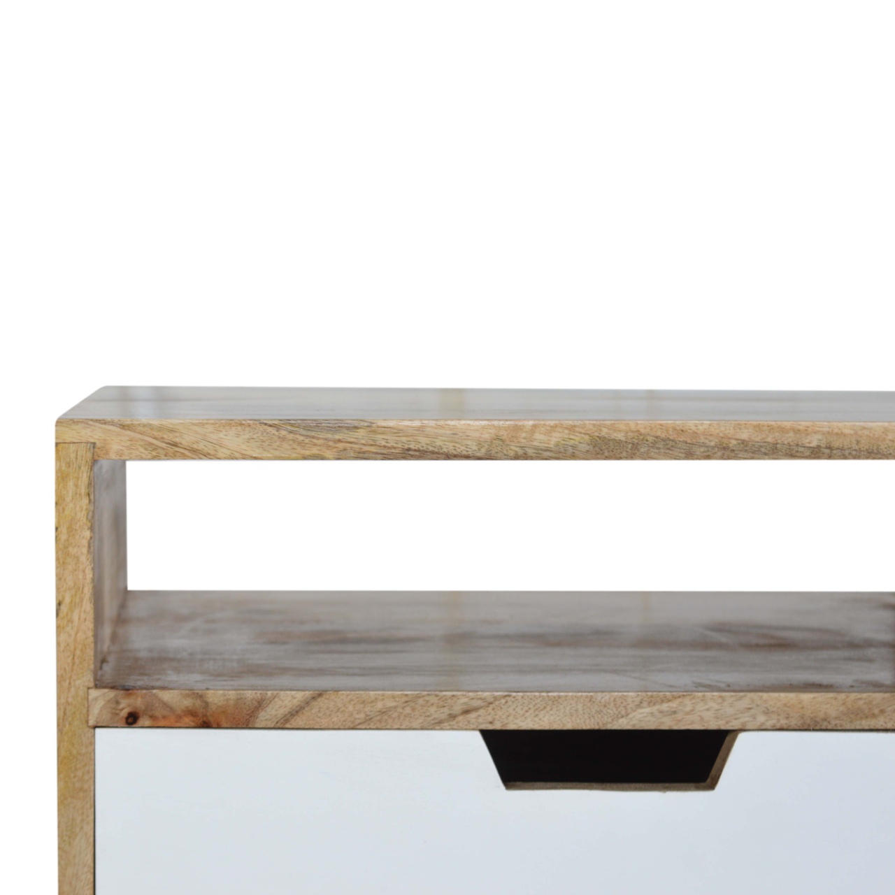 White Painted Drawer Bedside Table - Image 8