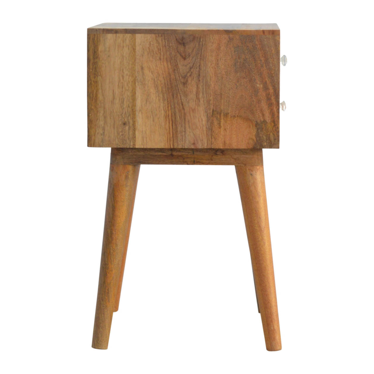 Green Floral Screen Printed Bedside - Image 8