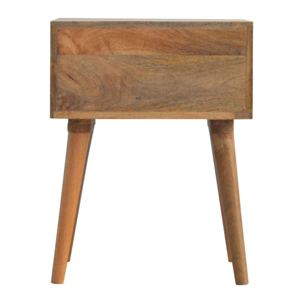 Green Floral Screen Printed Bedside - Image 9