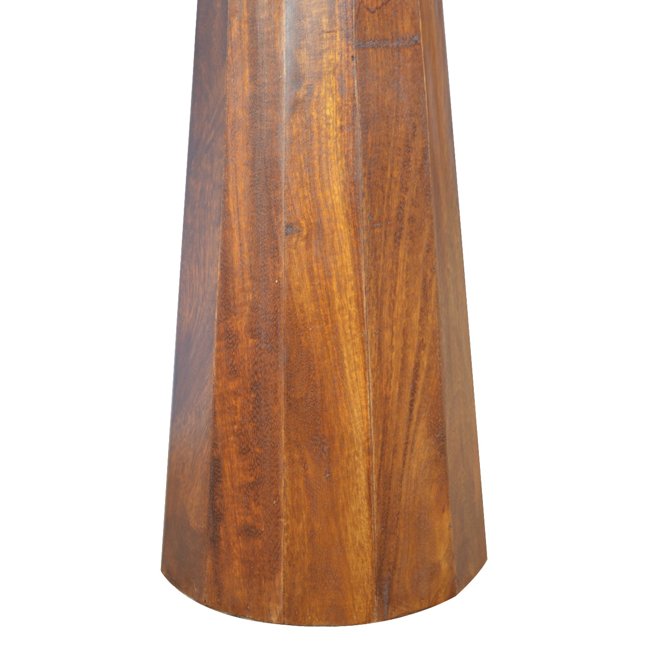 Geometric Brass Inlay End Table - Image 6