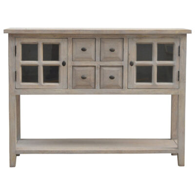 Stone Wash Glazed Console