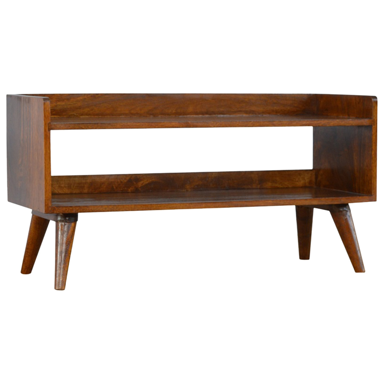 Chestnut Nordic Storage Bench - Image 2