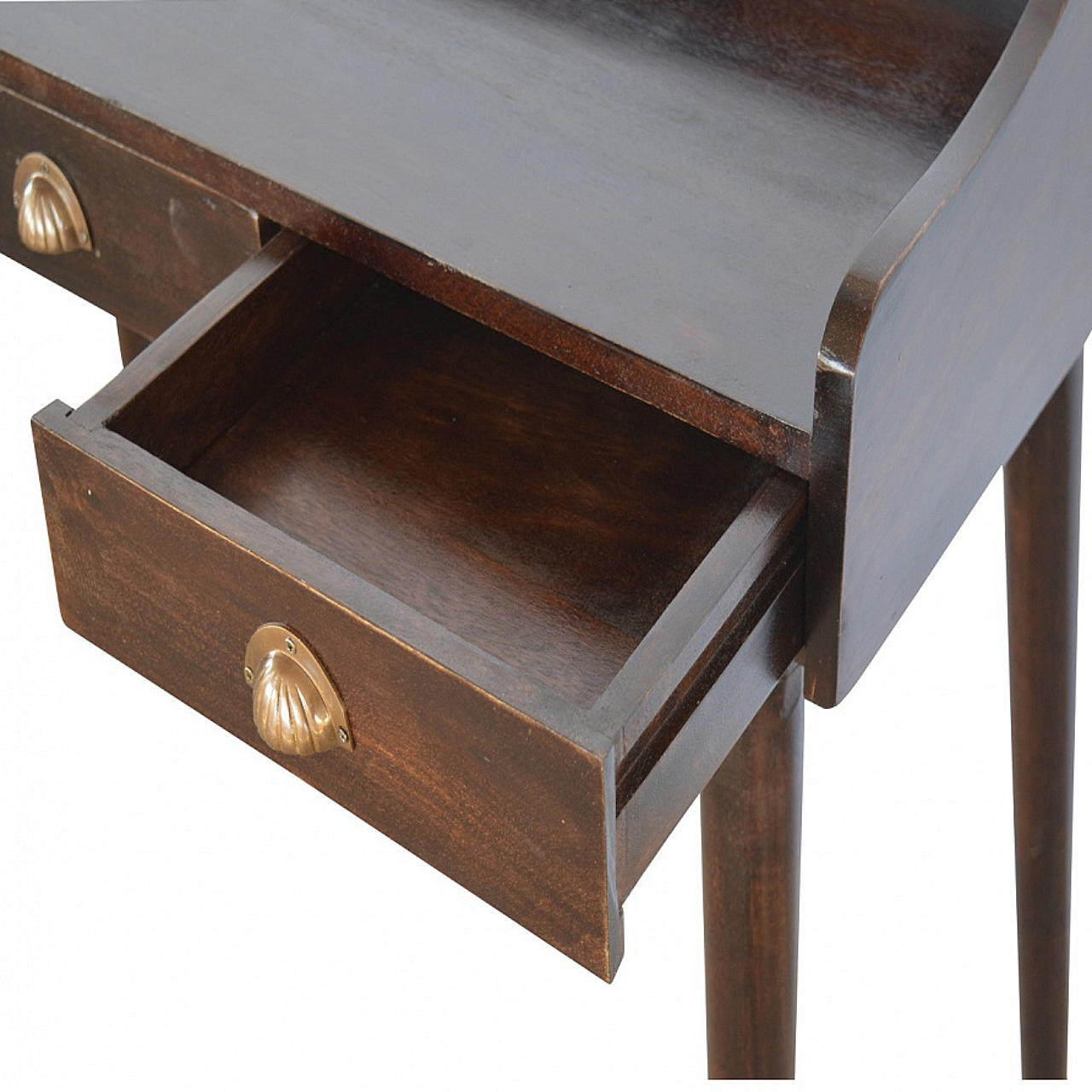 Walnut Gallery Shell Writing Desk - Image 8