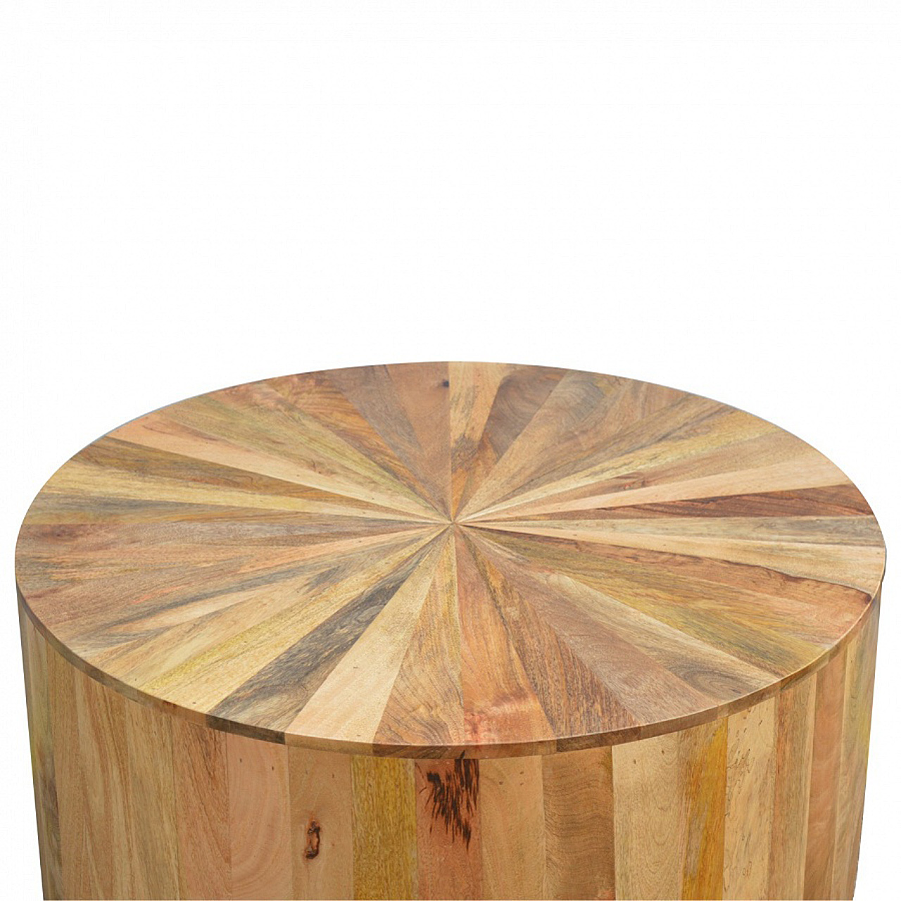 Round Wooden Coffee Table - Image 2