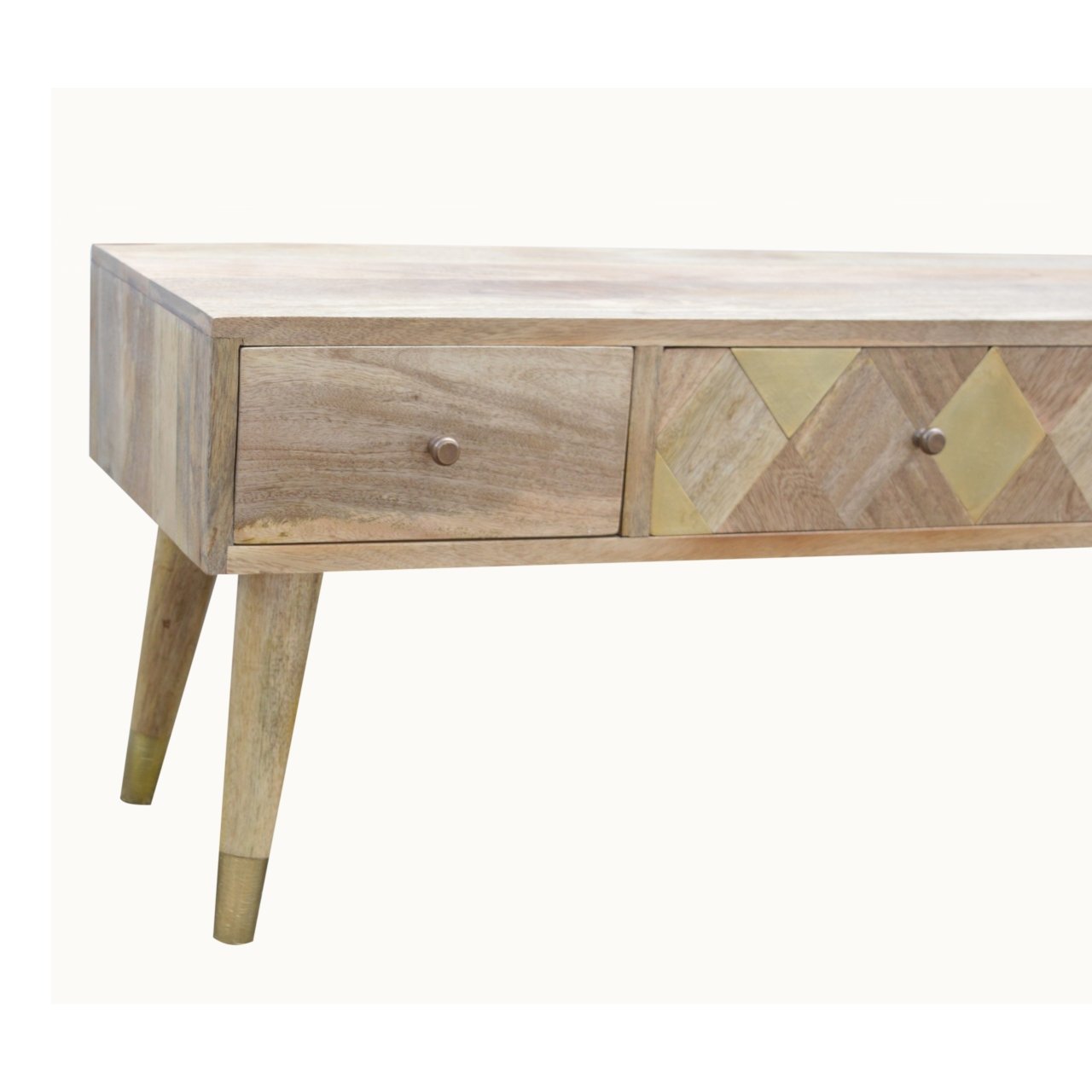 Oak-ish Gold Inlay Media Unit - Image 6