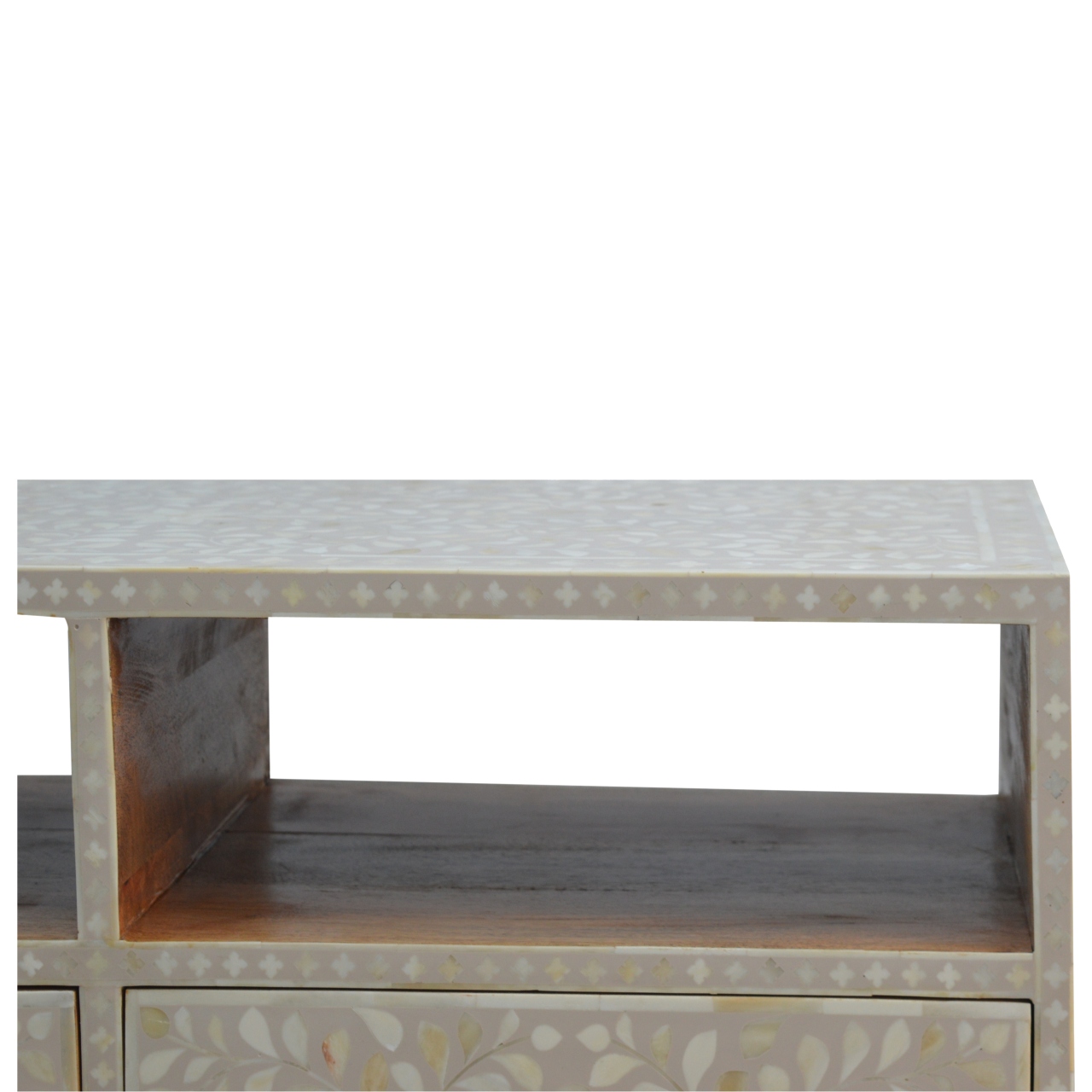 Floral Bone Inlay Media Unit - Image 5