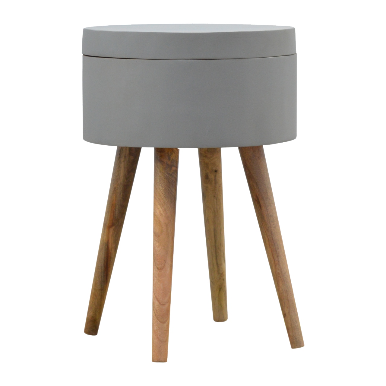 Grey Painted End Table - Image 3