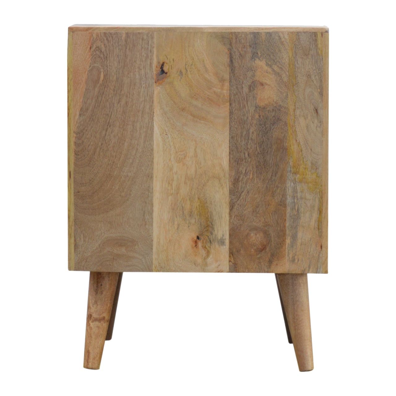 White and Grey Raised Bedside Table - Image 10