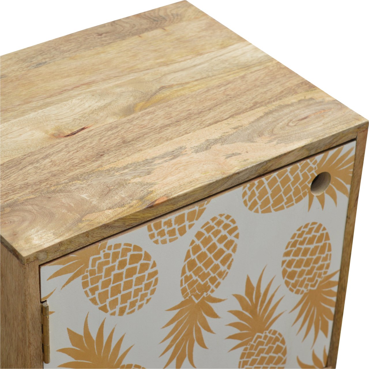 Pineapple Screen Print Bedside - Image 5