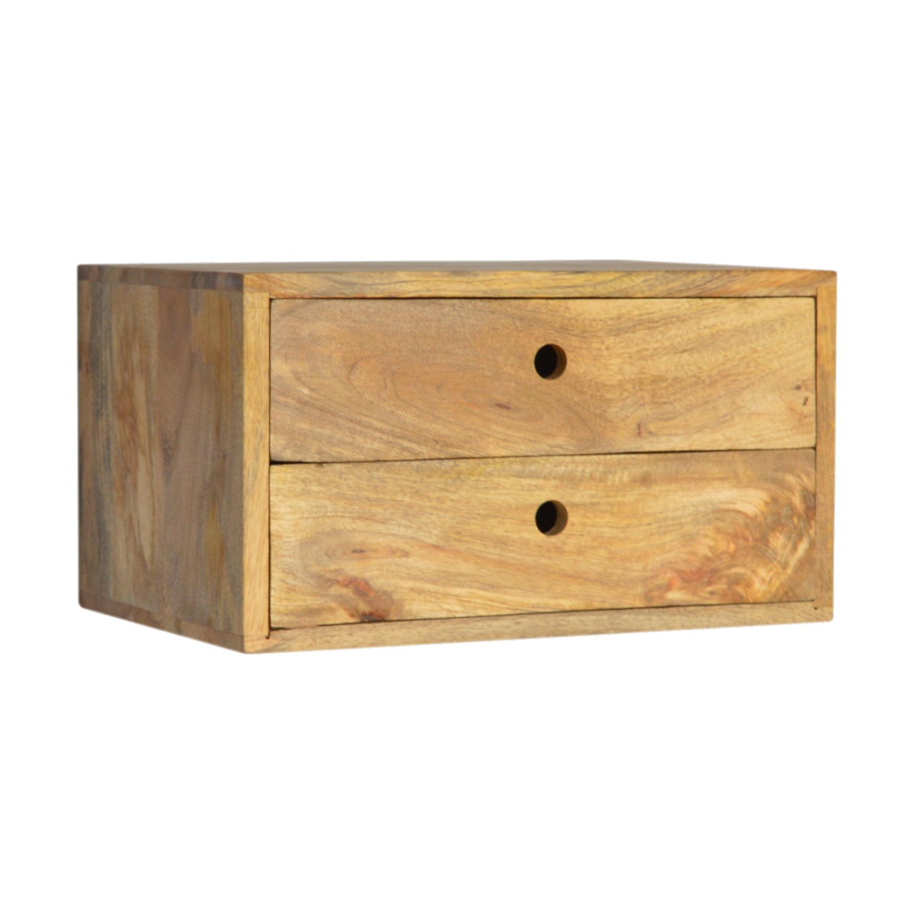 Oak-ish Wall Mounted Bedside - Image 4