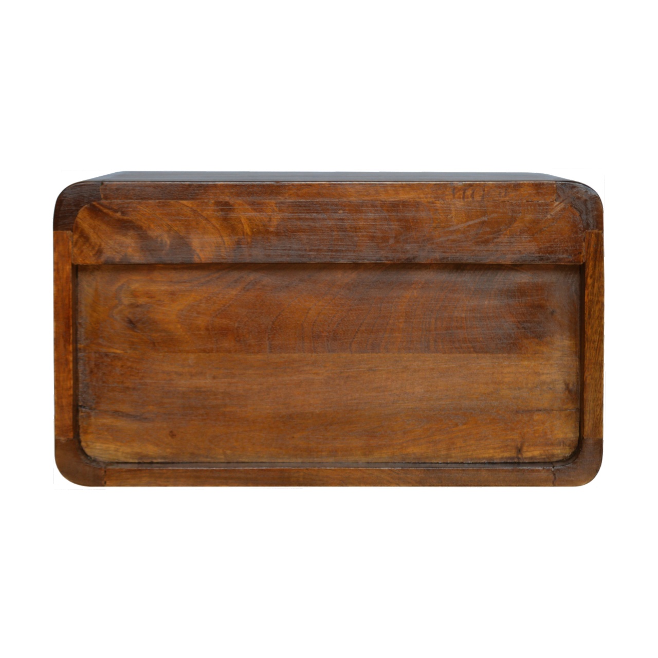 Floating Curved Chestnut Bedside - Image 9