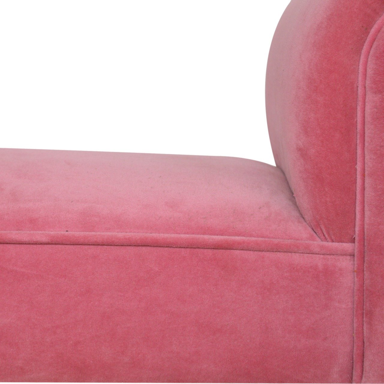 Pink Velvet Bench - Image 7