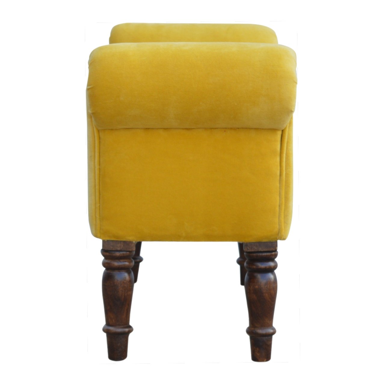 Mustard Velvet Bench - Image 9