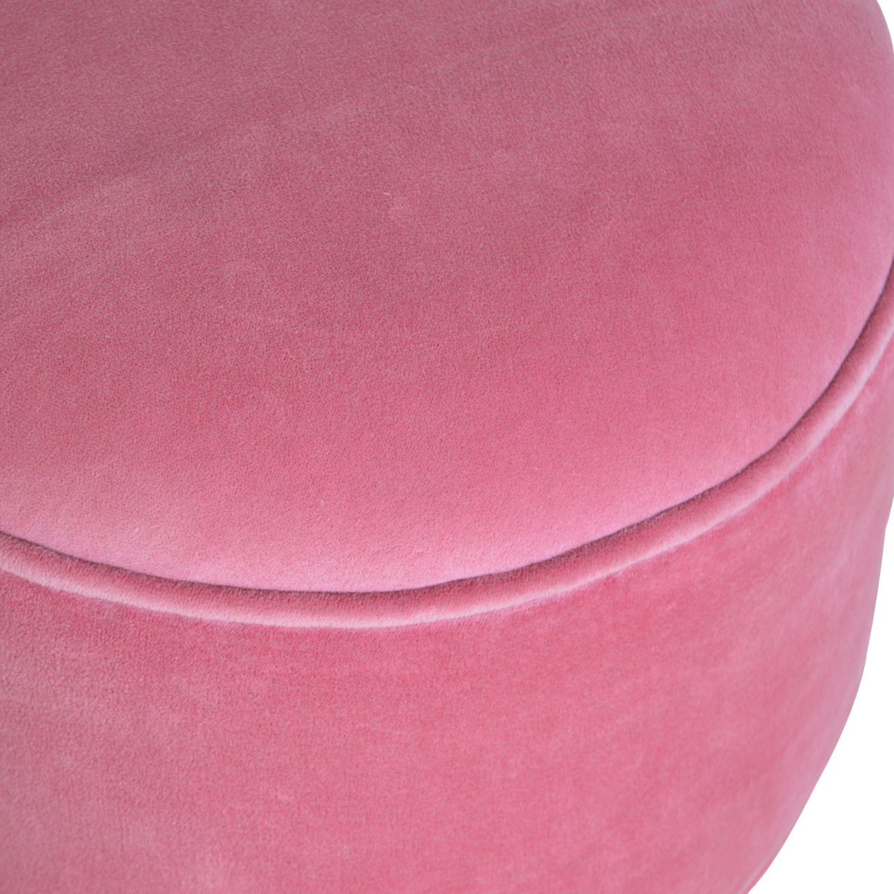 Pink Velvet Nordic Style Footstool - Image 6