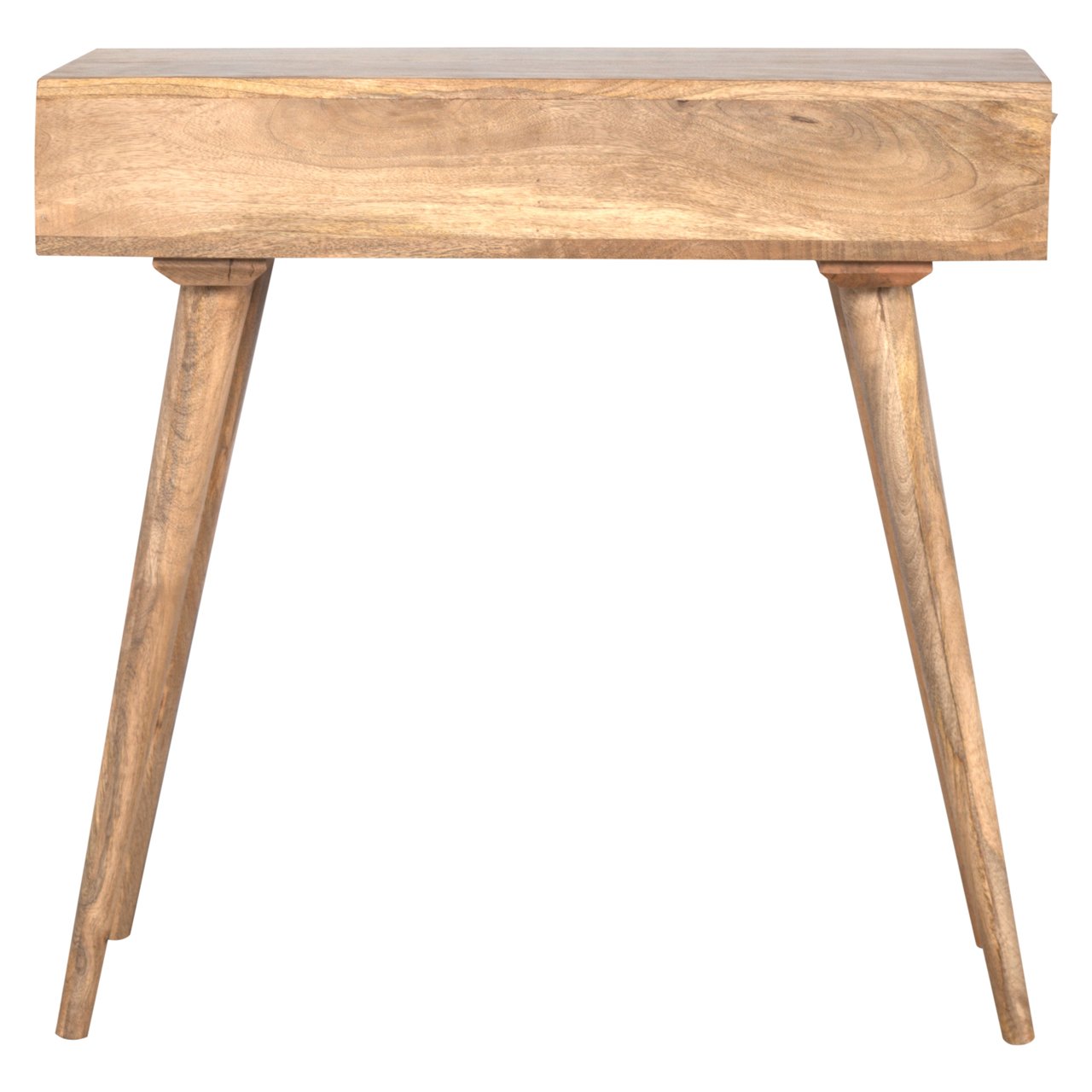 Oak-ish Open Shelf Writing Desk - Image 7
