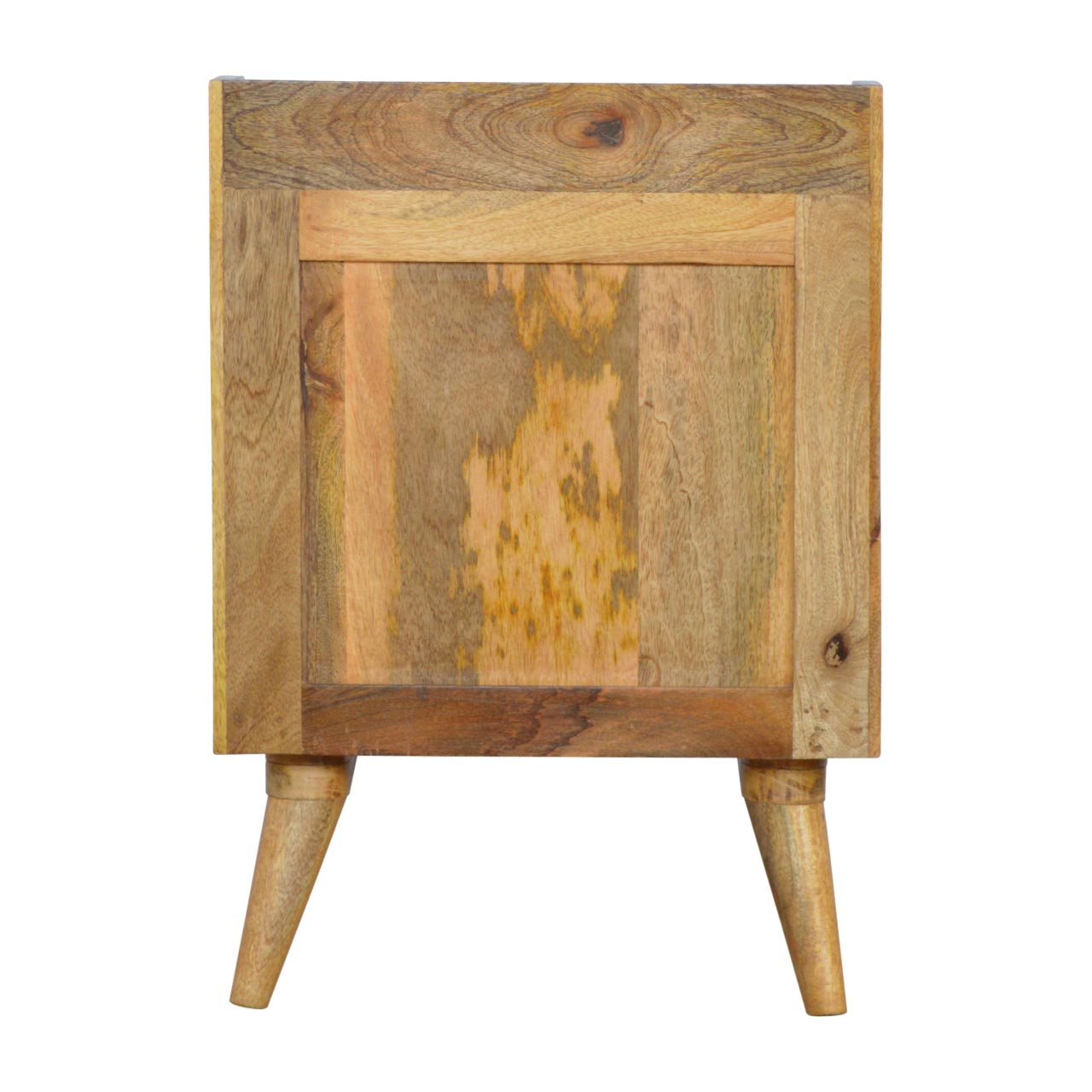 Pink Hand Painted Cut out Bedside - Image 7