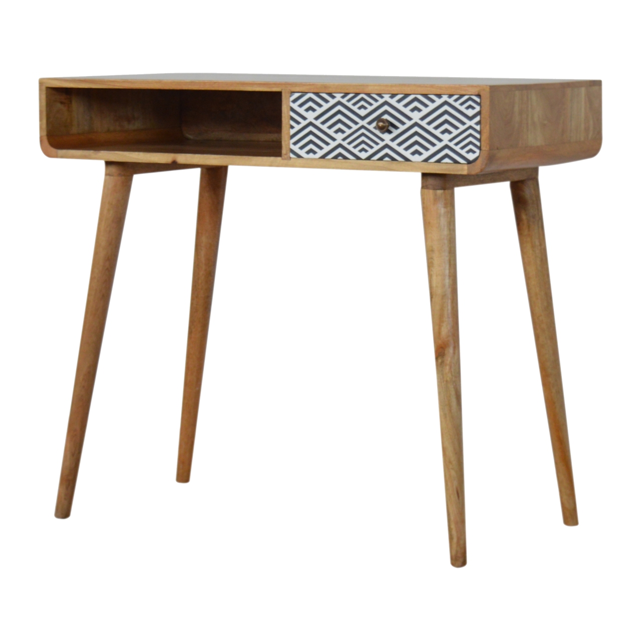 Monochrome Print Writing Desk - Image 3
