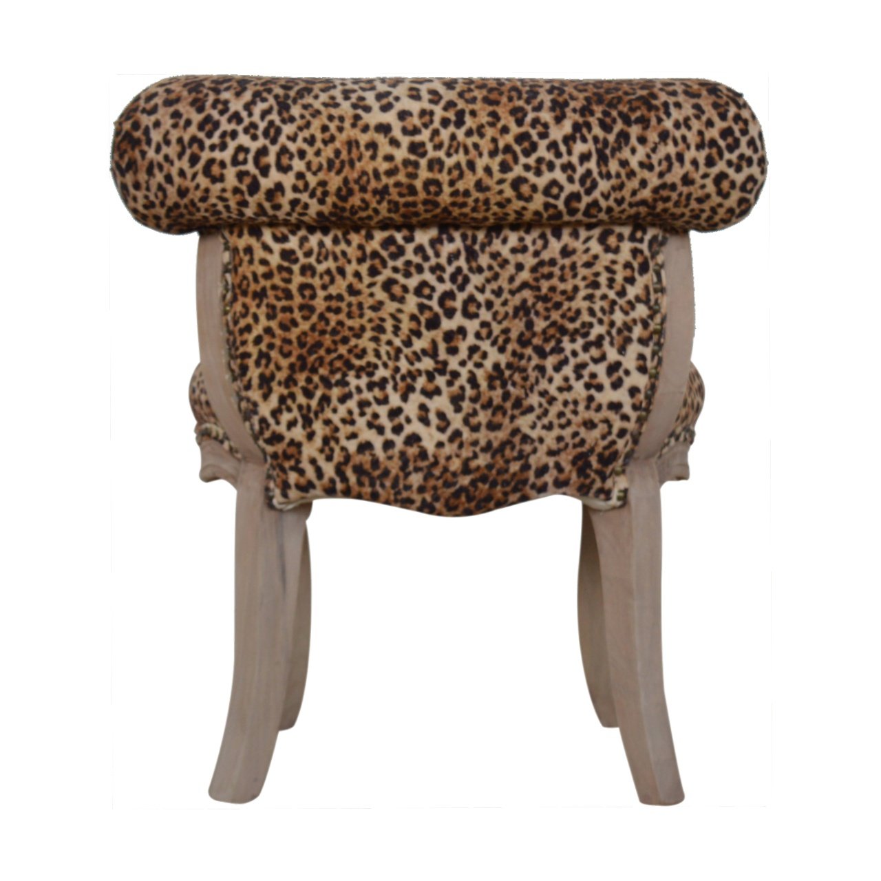 Leopard Print Studded Chair - Image 9