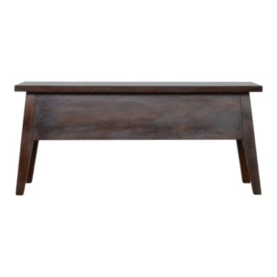 Chestnut Lid Up Storage Bench