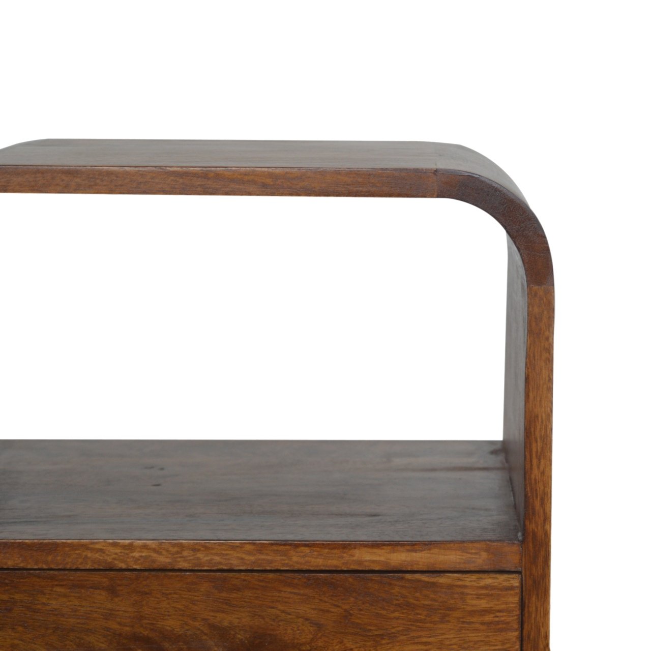 Chestnut Curved Edge Bedside - Image 6