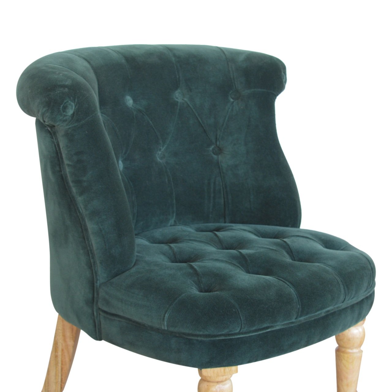 Emerald Velvet Accent Chair - Image 4