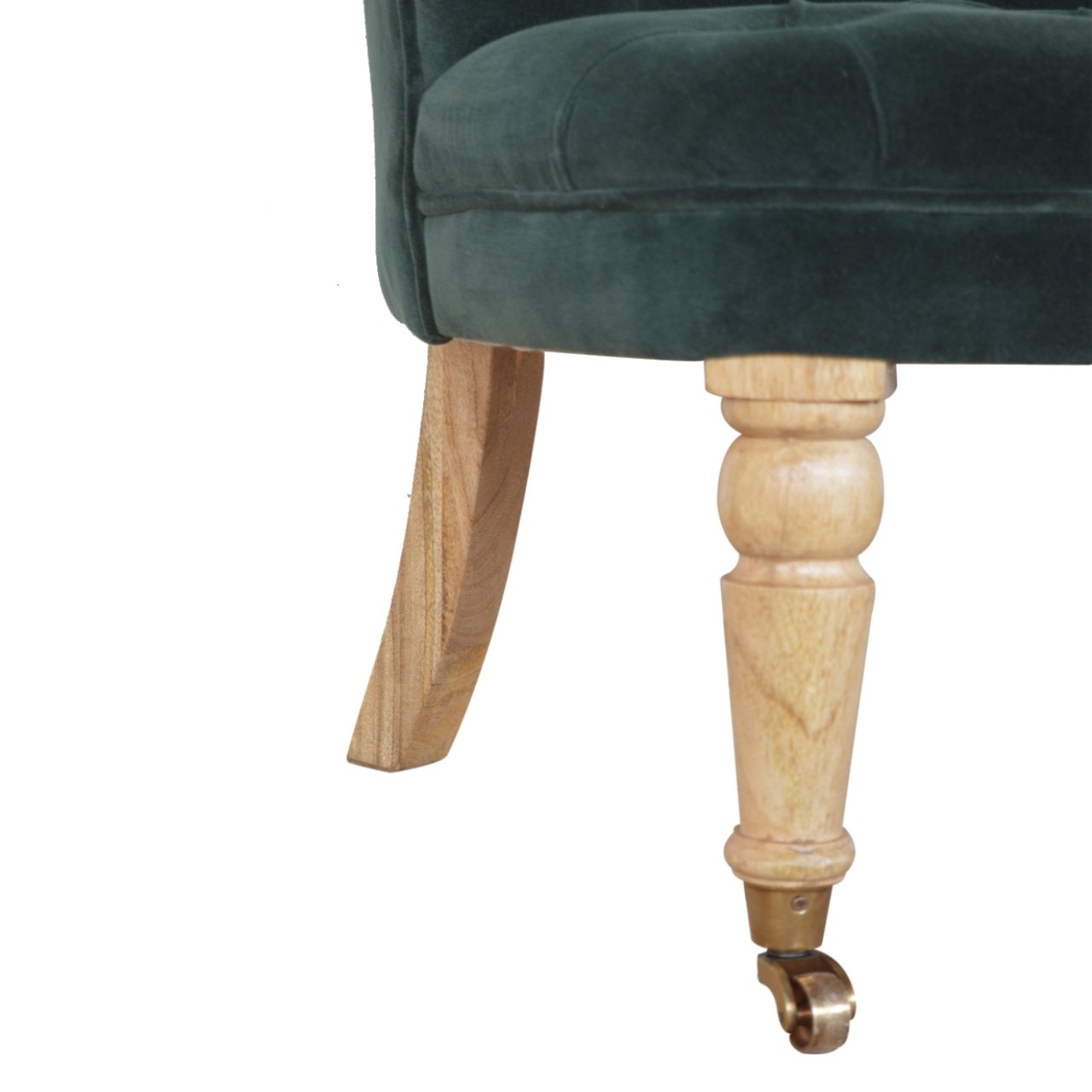 Emerald Velvet Accent Chair - Image 6