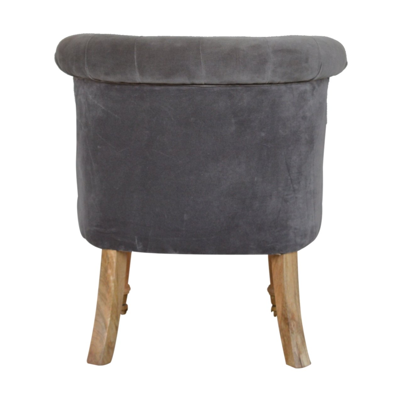 Grey Velvet Accent Chair - Image 10