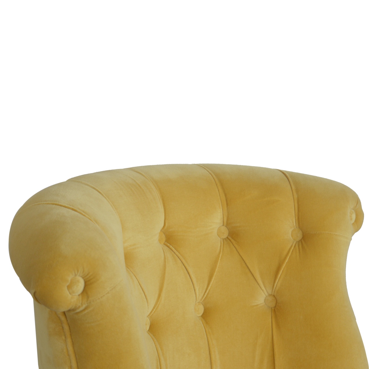 Mustard Velvet Accent Chair - Image 6