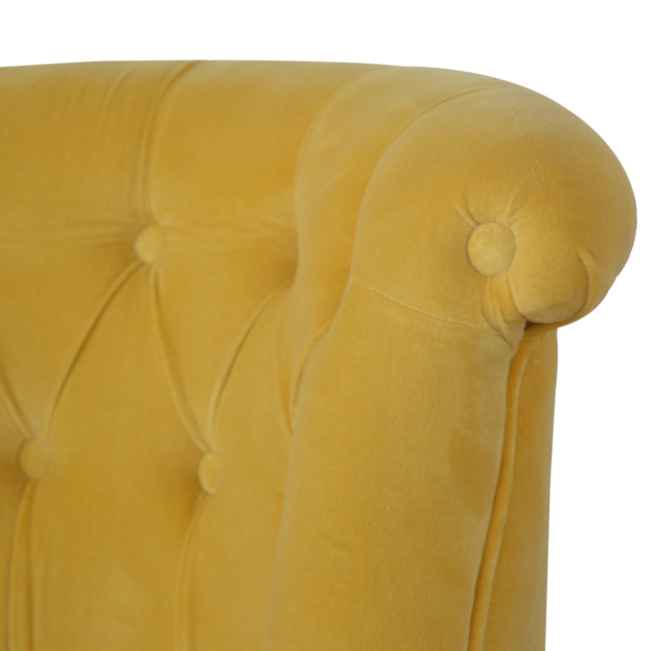 Mustard Velvet Accent Chair - Image 8