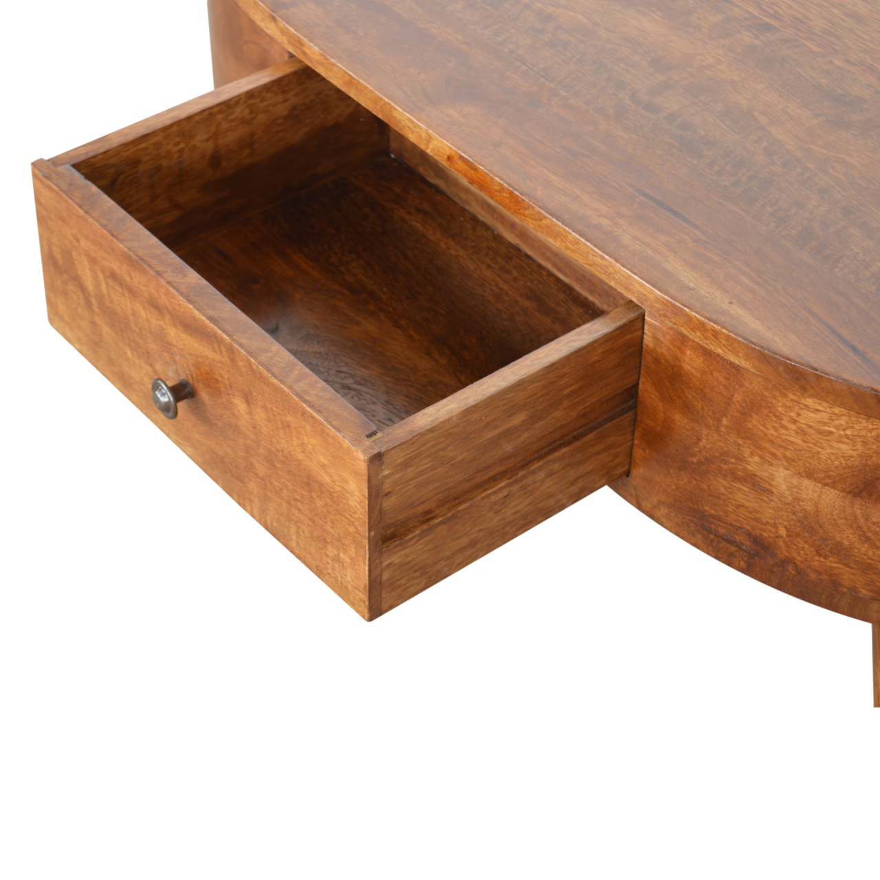 Chestnut Rounded Coffee Table - Image 7