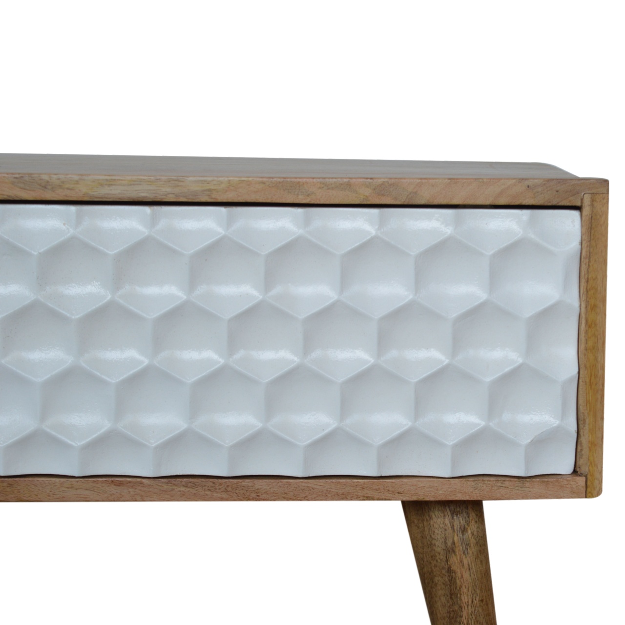 Honeycomb Carved Coffee Table - Image 7