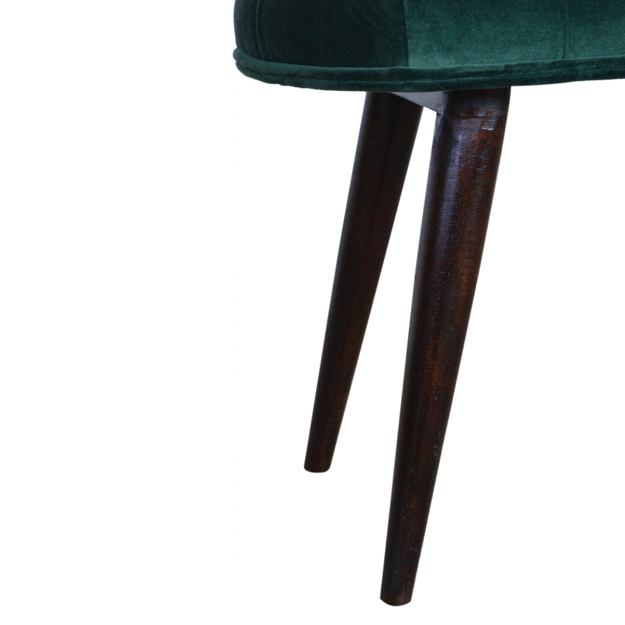 Emerald Velvet Deep Button Bench - Image 8