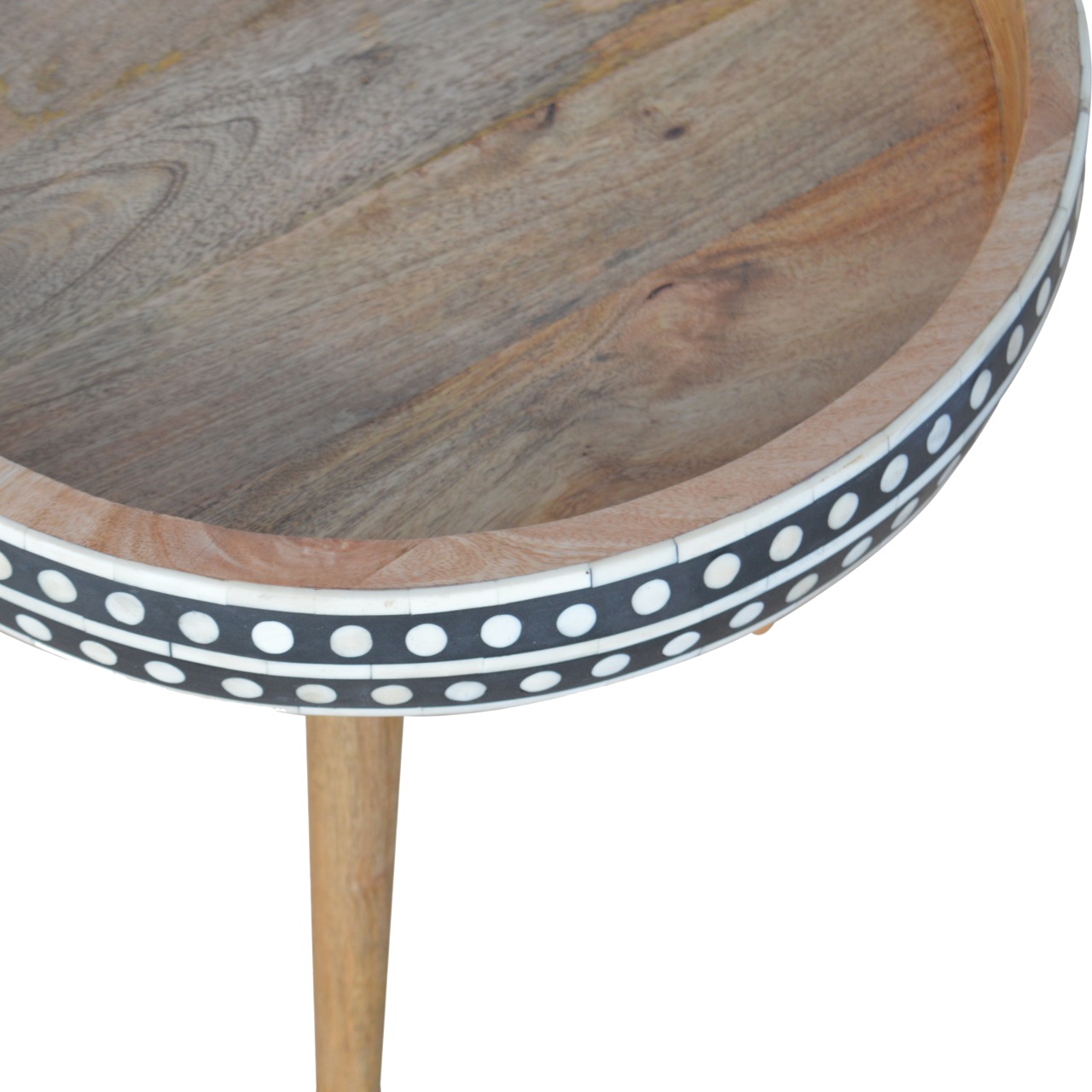 Large Dotted End Table - Image 2