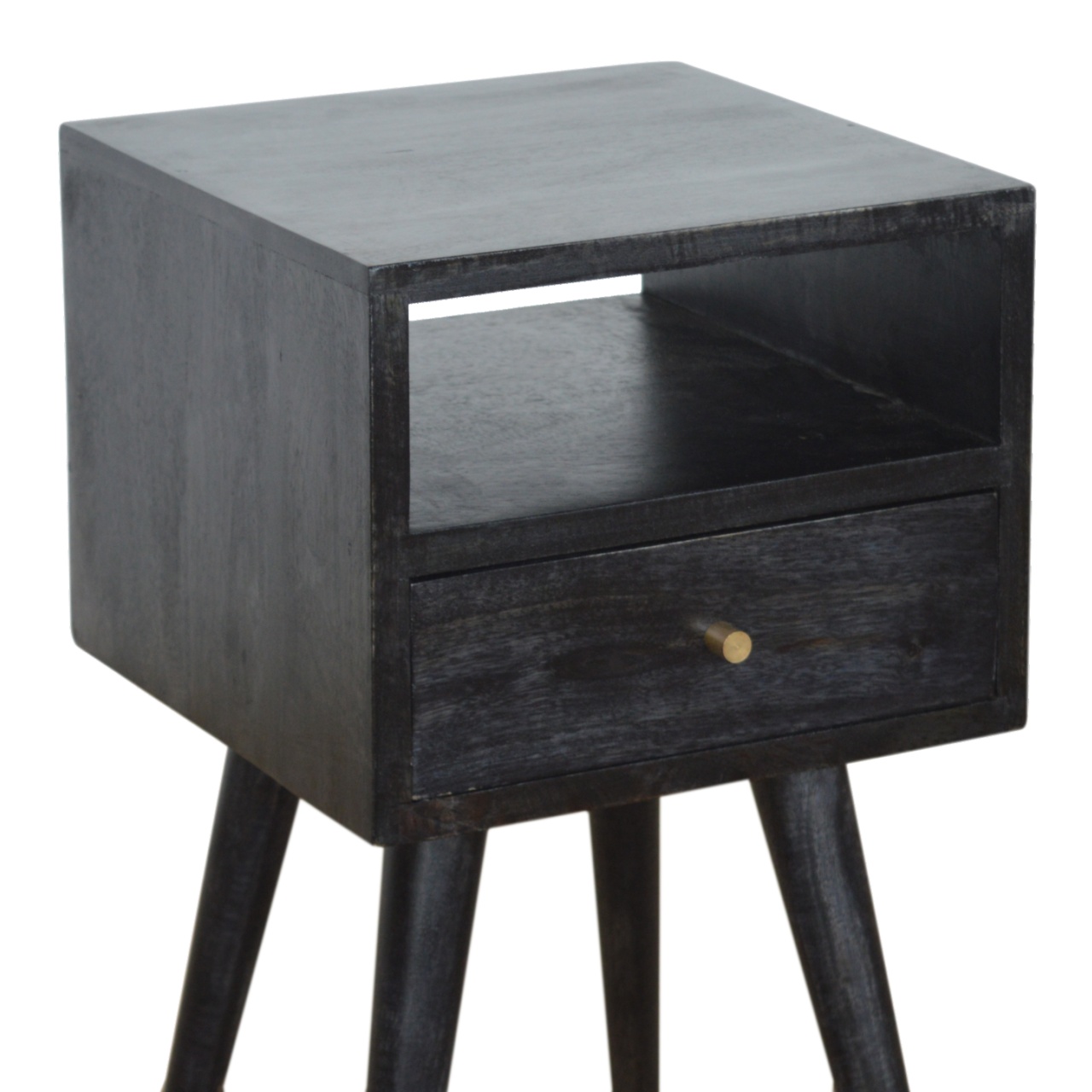 Mini Ash Black Bedside - Image 4