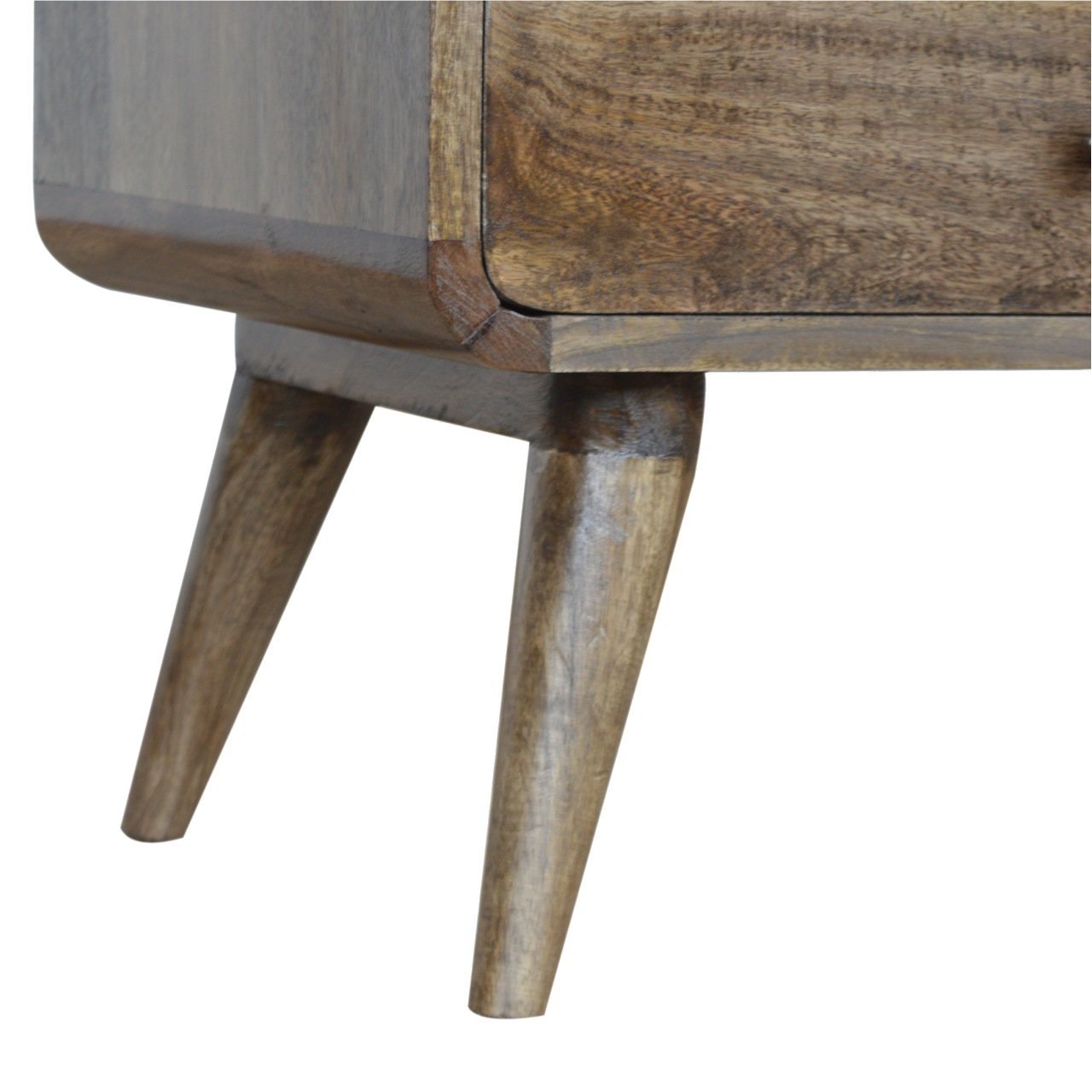 Curved Grey Washed Media Unit - Image 8