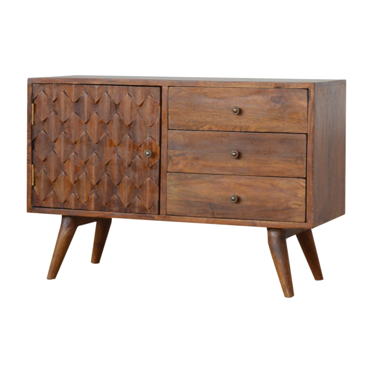 Carved Chestnut Sideboard - Image 8