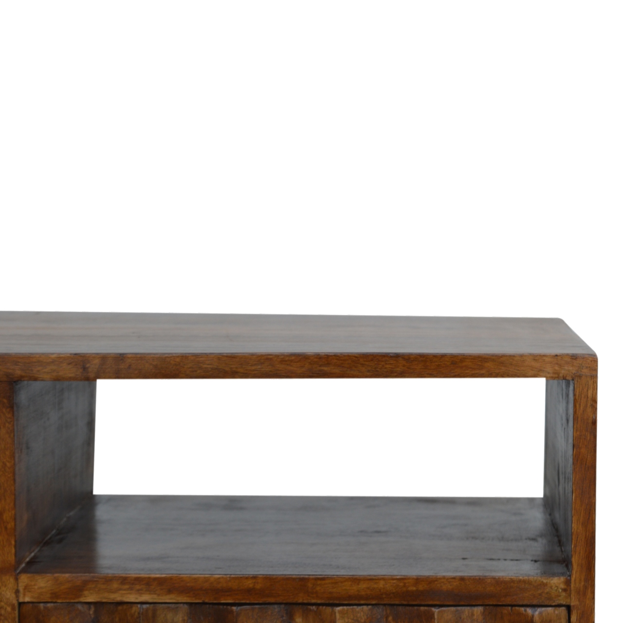 Chestnut Pineapple Carve Media Unit - Image 8