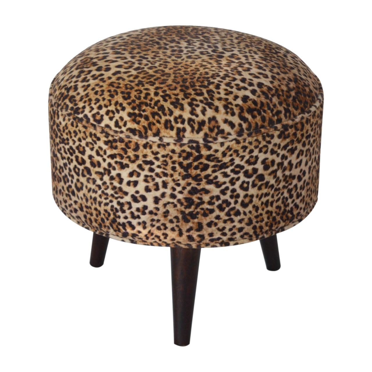 Leopard Nordic Style Footstool - Image 2