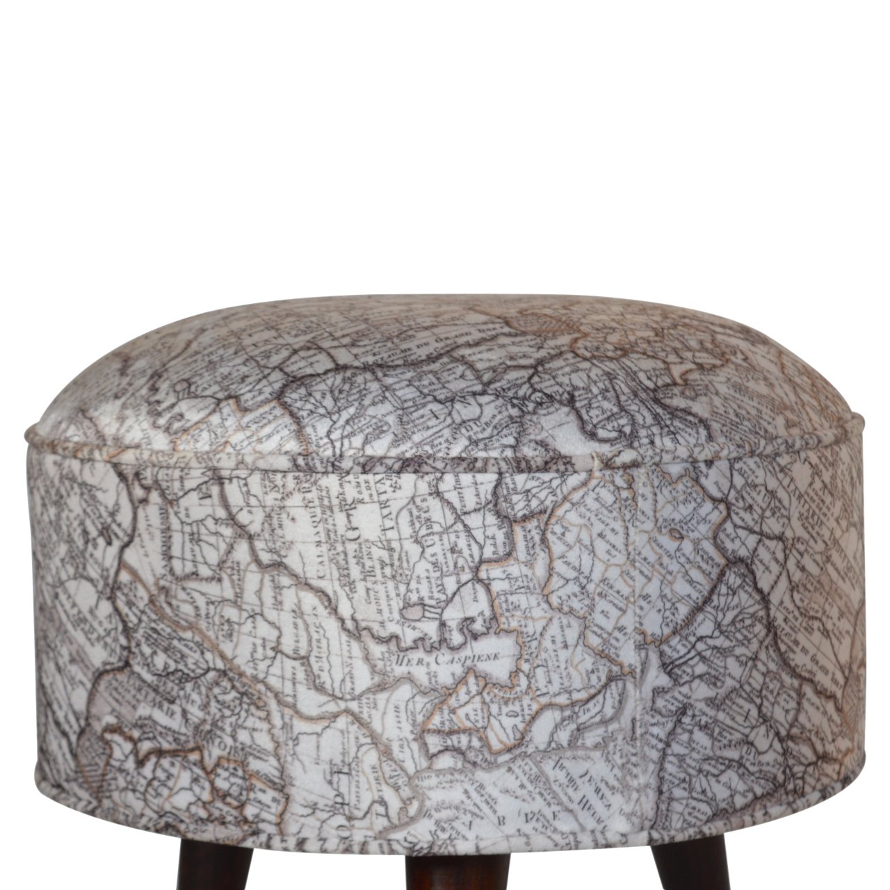 IN1017 - Map Printed Footstool - Image 4