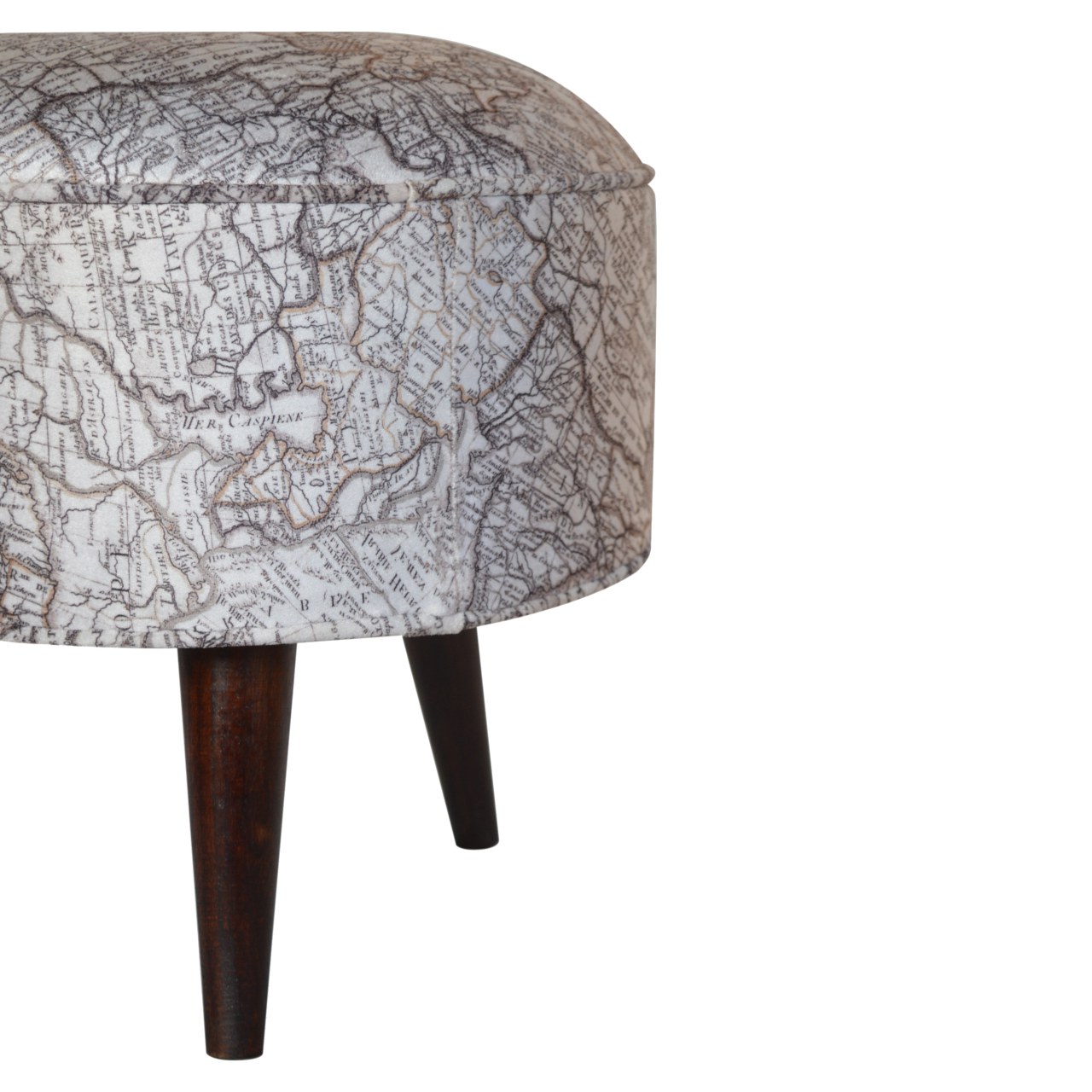 IN1017 - Map Printed Footstool - Image 5