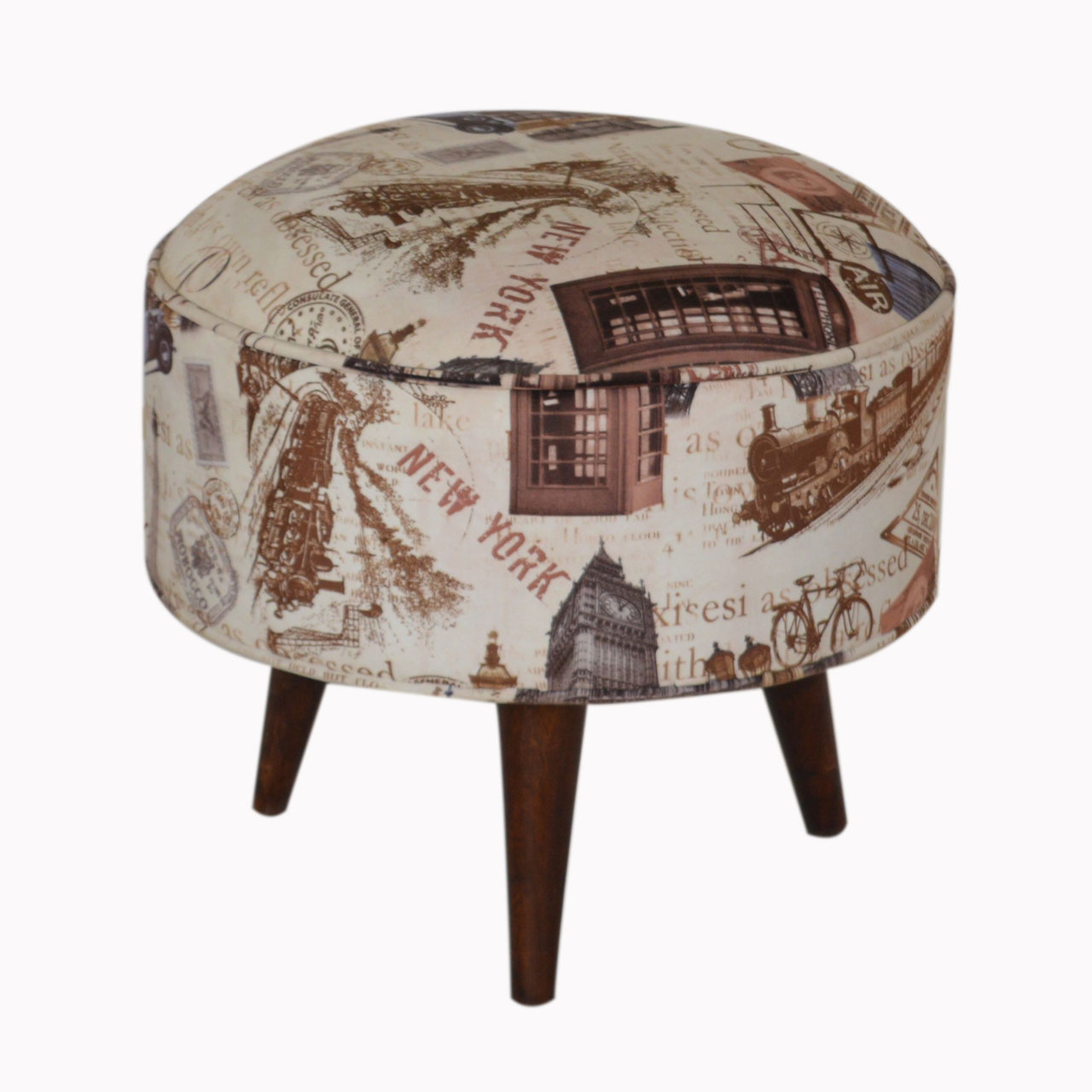 IN1271 - City Print Footstool - Image 3
