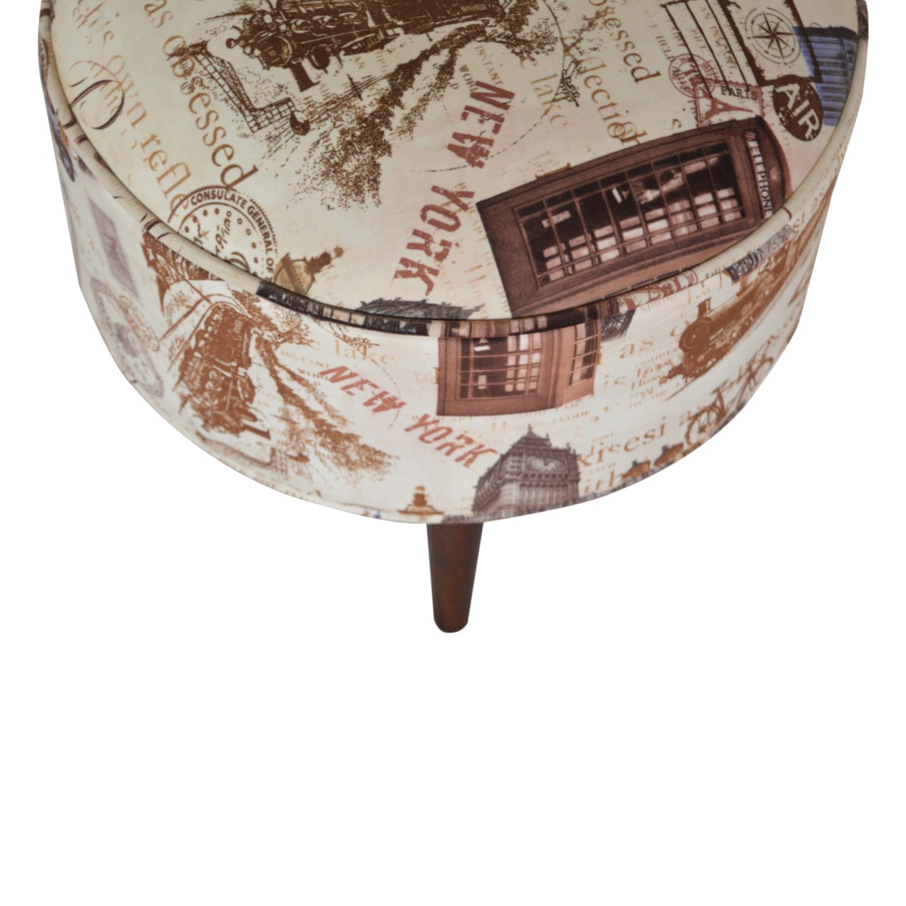 IN1271 - City Print Footstool - Image 4