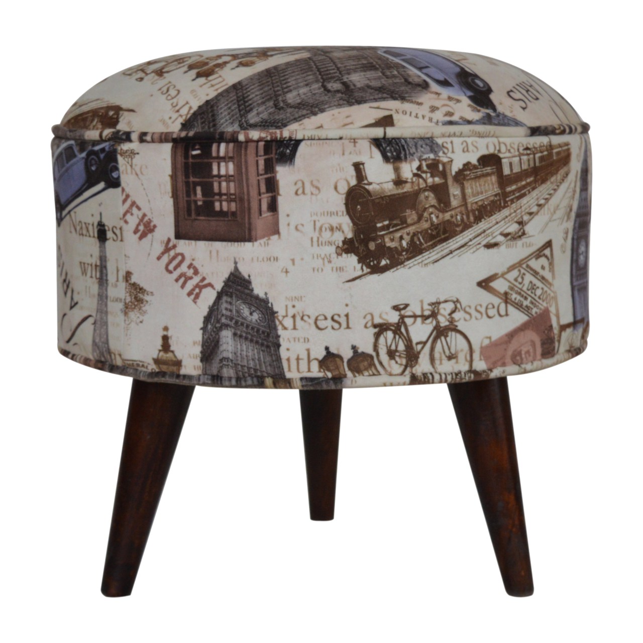 IN1271 - City Print Footstool - Image 9