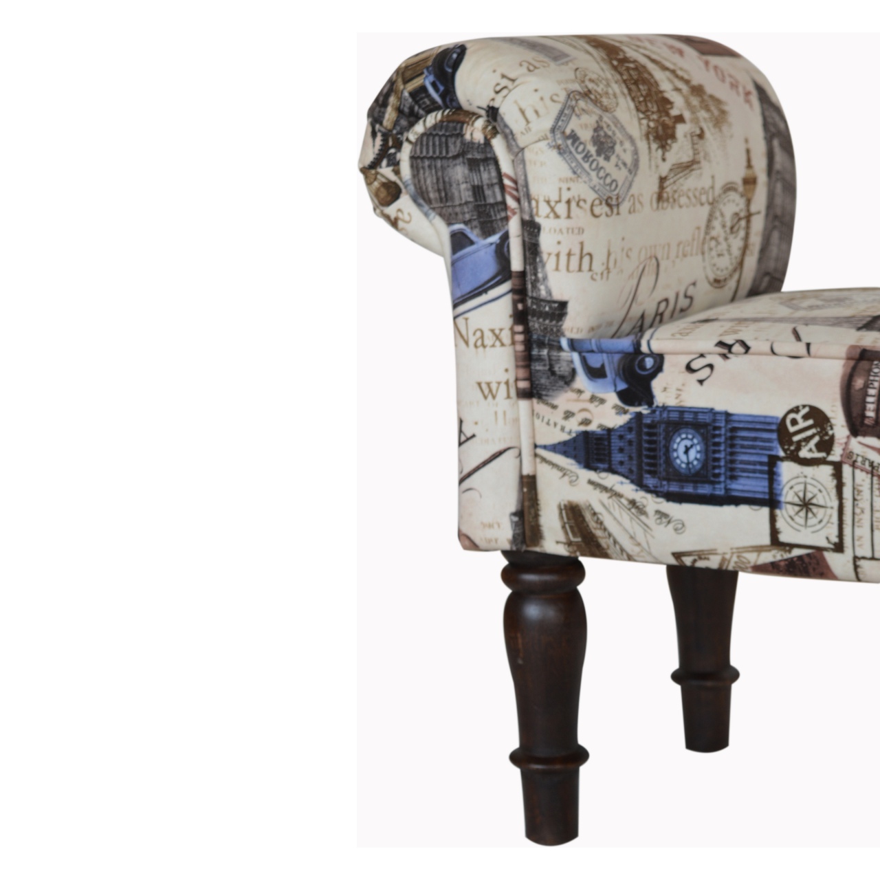 IN1275 - City Printed Bedroom Bench - Image 7