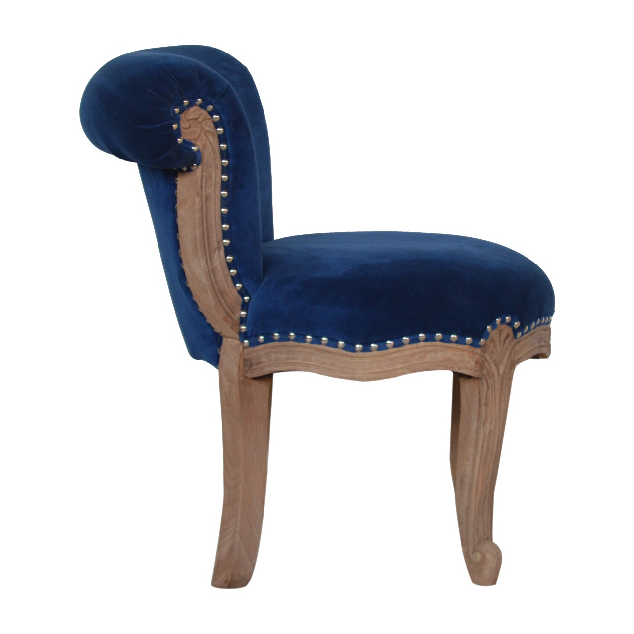 Royal Blue Studded Chair - Image 9