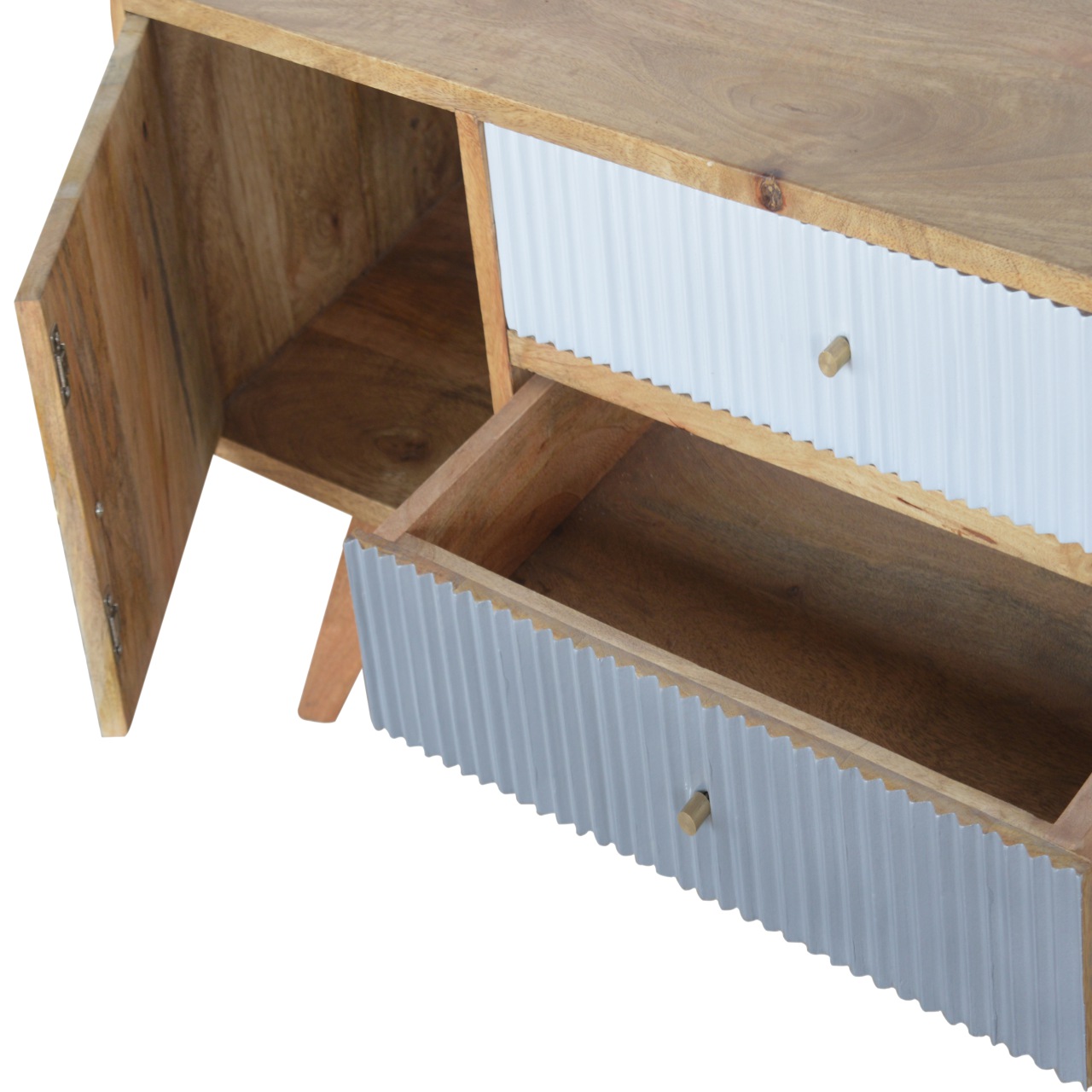 Line Grey Painted Media Unit - Image 7